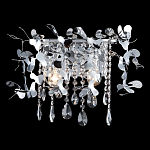 Бра с металлическими лепестками и хрустальными подвесками Leaf Cascade варинант исполнения - 2 | Loft Concept в Брянске