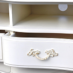 ТВ-тумба из массива дерева в стиле прованс Montmartre Provence TV Stand варинант исполнения - 3 | Loft Concept в Брянске