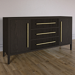 Буфет Primo с тремя ящиками и двумя фасадами Темный орех варинант исполнения - 2 | Loft Concept в Брянске