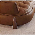 Кресло кожаное с деревянным каркасом Medieval Furniture варинант исполнения - 3 | Loft Concept в Брянске