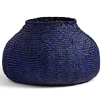 Корзина синяя Elewisa Wicker Basket варинант исполнения - 2 | Loft Concept в Брянске