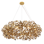 Люстра подвесная круглая с многочисленными металлическими круглыми элементами Terzani Argent варинант исполнения - 5 | Loft Concept в Брянске