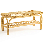 Скамья из ротанга Saveria Rattan Bench варинант исполнения - 1 | Loft Concept в Брянске