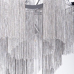 Люстра потолочная с металлическими цепочками Диаметр 99 см Atlantis Chain варинант исполнения - 4 | Loft Concept в Брянске