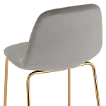 Барный стул на золотистых ножках VENDRAMIN Grey варинант исполнения - 7 | Loft Concept в Брянске