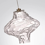 Подвесной светильник с плафоном из фактурного прозрачного стекла Light Ensemble варинант исполнения - 9 | Loft Concept в Брянске