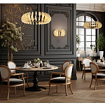 Люстра круглая с фактурными элементами в виде ракушек Inspired Sea варинант исполнения - 6 | Loft Concept в Брянске