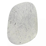 Журнальный столик овальный с мраморной столешницей Decor Showcase варинант исполнения - 2 | Loft Concept в Брянске