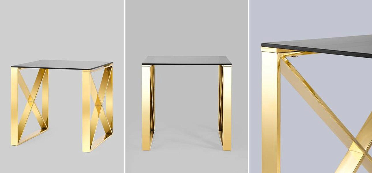 Стол приставной Lannes Collection Gold Стол приставной Lannes Collection Gold - Loft-Concept в Брянске