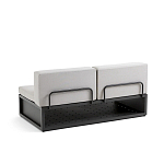 Садовый диван на каркасе из алюминия Petro варинант исполнения - 2 | Loft Concept в Брянске