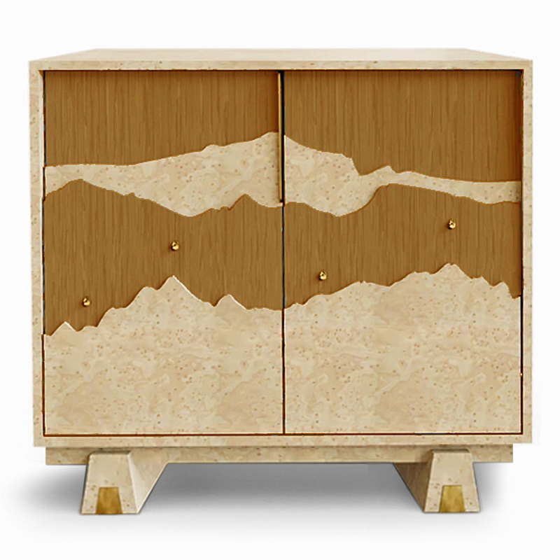 Буфет Okinawa Ginger Бежевый Горчичный Золотой в Брянске | Loft Concept 