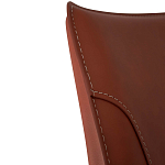 Стул коричневый из искуственной кожи на 4-х ножках Enigma Brown варинант исполнения - 4 | Loft Concept в Брянске