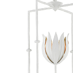 Подвесной светильник белый c абажуром в виде цветка тюльпана White Tulips варинант исполнения - 1 | Loft Concept в Брянске