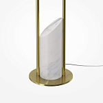 Напольный торшер светодионый золотой Lumen Duo варинант исполнения - 4 | Loft Concept в Брянске