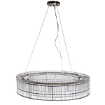 Подвесная люстра в форме круга Light Source Antique Nickel варинант исполнения - 1 | Loft Concept в Брянске