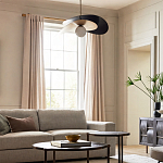 Люстра круглая с 2-мя металлическими абажурами Andromeda варинант исполнения - 6 | Loft Concept в Брянске