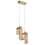 Подвесной светильник волнистой формы из фактурного стекла Wave варинант исполнения - 1 | Loft Concept в Брянске