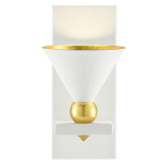 Бра с бело-золотыми плафоном в форме конуса Light Source варинант исполнения - 2 | Loft Concept в Брянске