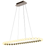 Люстра подвесная светодиодная с круглыми плафонами белого цвета PEARLS Suspension 100  варинант исполнения - 4 | Loft Concept в Брянске