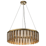 Люстра со стеклянными цилиндрическими плафонами Luminous Cylinders Amber Round варинант исполнения - 4 | Loft Concept в Брянске