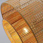 Подвесной светильник с абажуром из плтеного бамбука Light Inside the Cell варинант исполнения - 5 | Loft Concept в Брянске