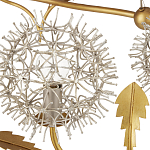 Люстра круглая с декором в виде цветков одуванчика Hanging Dandelion варинант исполнения - 1 | Loft Concept в Брянске