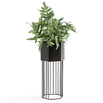 Кашпо Elevated Planters Сlive 59 черное  варинант исполнения - 2 | Loft Concept в Брянске