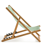 Шезлонг из акации и ткани Argentina варинант исполнения - 6 | Loft Concept в Брянске