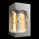 Встраиваемый в стену гипсовый светильник под покраску с колоннами и арками в античном стиле Antiquity Athena варинант исполнения - 5 | Loft Concept в Брянске