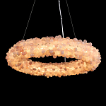 Люстра кольцевая с частичками натурального горного хрусталя Crystal Shimmer варинант исполнения - 2 | Loft Concept в Брянске