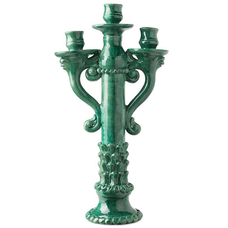 Подсвечник Candleholder Heart X3 Зеленый Подсвечник Candleholder Heart X3 Зеленый в Брянске | Loft Concept