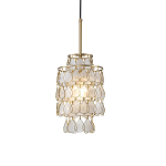 Подвесной светильник с декором из натуральной морской ракушки Iridescent Light варинант исполнения - 1 | Loft Concept в Брянске