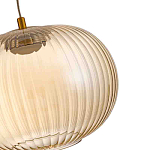 Подвесной светильник с янтарным рифленым стеклянным плафоном Ferm Living варинант исполнения - 6 | Loft Concept в Брянске