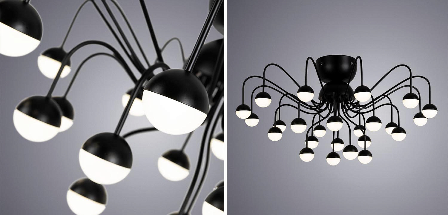Потолочная люстра Vilelme Chandelier black Потолочная люстра Vilelme Chandelier black - Loft-Concept в Брянске