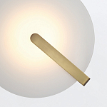 Потолочный светильник в форме плоского диска из белого матового стекла Eurofase варинант исполнения - 4 | Loft Concept в Брянске