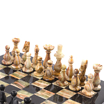 Шахматы настольные из натурального камня Оникс Decorative Thematic Chess варинант исполнения - 2 | Loft Concept в Брянске