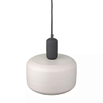 Подвесной светильник с круглым бежевым плафоном Quentin варинант исполнения - 3 | Loft Concept в Брянске