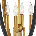 Подвесной светильник в форме фонаря чёрного цвета Black Lantern варинант исполнения - 2 | Loft Concept в Брянске