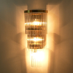 Бра с золотистым основанием и прозрачными трубками Nembus варинант исполнения - 6 | Loft Concept в Брянске