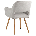 Стул в рогожке серого цвета NEASAN STOOL варинант исполнения - 4 | Loft Concept в Брянске