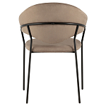 Коричневый стул с обивкой из искусственной замши Alexis варинант исполнения - 4 | Loft Concept в Брянске