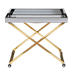 Стол сервировочный с зеркальной столешницей Splendid Serving Table варинант исполнения - 1 | Loft Concept в Брянске