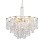 Люстра многоярусная с каскадами кристаллов Crystal Rains варинант исполнения - 1 | Loft Concept в Брянске