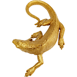Настенный декор в виде золотой ящерицы Golden Lizard  варинант исполнения - 3 | Loft Concept в Брянске