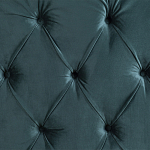 Кровать двуспальная зеленая с основанием из массива дерева с мягким изголовьем Velour Beds варинант исполнения - 2 | Loft Concept в Брянске