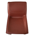 Стул коричневый из искуственной кожи на 4-х ножках Enigma Brown варинант исполнения - 3 | Loft Concept в Брянске
