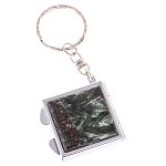 Зеркало брелок складное двухстороннее из натурального камня Серафинит Stone Mirrors варинант исполнения - 5 | Loft Concept в Брянске