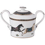 Чайный сервиз из фарфора с изображением лошадей на 6 персон 15 предметов Porcelain Horse Set  варинант исполнения - 3 | Loft Concept в Брянске