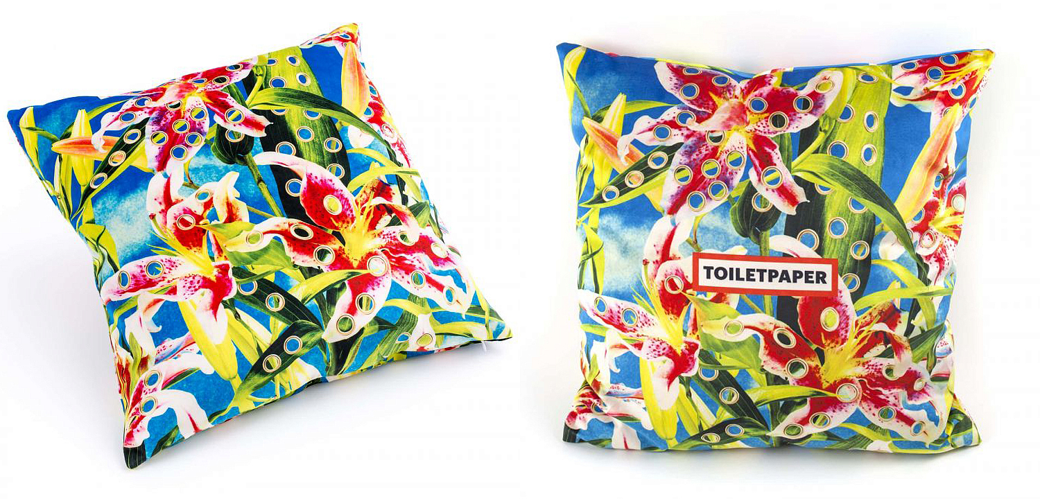 Подушка Seletti Cushion Flower with holes Подушка Seletti Cushion Flower with holes - Loft-Concept в Брянске
