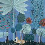 Мебельная ткань Oasis Blue Велюр  варинант исполнения - 1 | Loft Concept в Брянске